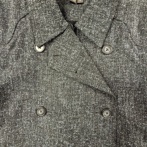 Royal Robbins Double Breasted Peacoat Jacket Women Medium Black Water Resistant - Picture 3 of 10